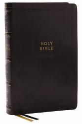 KJV Holy Bible with 73,000 Center-Column Cross References, Black Leathersoft, Red Letter, Comfort Print (Thumb Indexed) : King James Version