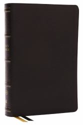 KJV Holy Bible with 73,000 Center-Column Cross References, Black Genuine Leather, Red Letter, Comfort Print (Thumb Indexed) : King James Version