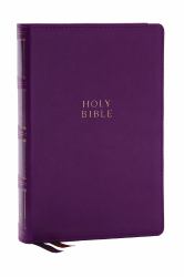 KJV Holy Bible: Compact Bible with 43,000 Center-Column Cross References, Purple Leathersoft, Red Letter, Comfort Print (Thumb Indexing) : King James Version