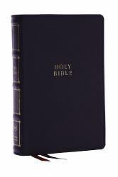 KJV Holy Bible: Compact Bible with 43,000 Center-Column Cross References, Black Genuine Leather, Red Letter, Comfort Print (Thumb Indexing) : King James Version