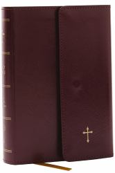 KJV Holy Bible: Compact with 43,000 Cross References, Burgundy Leatherflex with flap, Red Letter, Comfort Print : King James Version