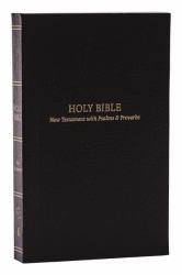 KJV, Pocket New Testament with Psalms and Proverbs, Red Letter, Comfort Print [Black]