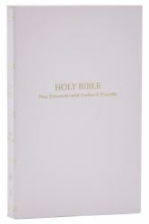 KJV Holy Bible: Pocket New Testament with Psalms and Proverbs, White Softcover, Red Letter, Comfort Print