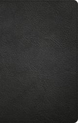 NASB Large Print Thinline Bible, Holman Handcrafted Collection, Black Premium Goatskin