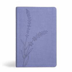 KJV Personal Size Giant Print Bible, Lavender LeatherTouch