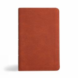 NASB Personal Size Bible, Burnt Sienna LeatherTouch