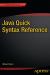 Java Quick Syntax Reference