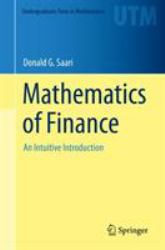 Mathematics of Finance : An Intuitive Introduction