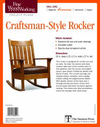 Fine Woodworking's Craftsman-Style Rocker