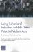 Using Behavioral Indicators to Help Detect Potential Violent Acts : A Review of the Science Base