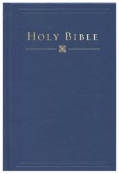 HCSB Pew Bible, Blue Hardcover