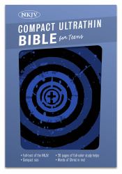 NKJV Compact Ultrathin Bible for Teens, Blue Vortex LeatherTouch