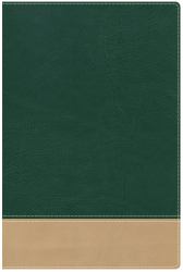 Teacher's Bible Green/Tan LeatherTouch