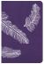 CSB Compact Ultrathin Bible for Teens, Plum Feathers LeatherTouch