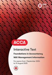 FIA Management Information MA1 : Interactive Text