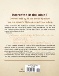 The Holy Bible KJV: Featuring an Easy-To-Follow Two-Year Study Plan [Cinnamon and Gold]