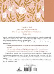 The Hope and Healing Devotional Bible [Doves and Floral Ginger] : Barbour Simplified KJV