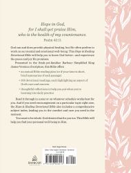 The Hope and Healing Devotional Bible [Dark Sage Doves] : Barbour Simplified King James Version