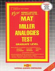 Miller Analogies Test (MAT) : Graduate Level (Passbooks Study Guide)