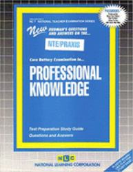 Professional Knowledge (Combined) : Passbooks Study Guide