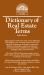 Dictionary of Real Estate Terms