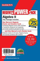 Regents Algebra II Power Pack : Let's Review Algebra II + Regents Exams and Answers: Algebra II