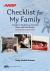 ABA/AARP Checklist for My Family : A Guide to My History, Financial Plans, and Final Wishes, Second Edition