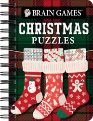 Brain Games - to Go - Christmas Puzzles (Stocking Cover)