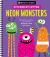 Brain Games - Sticker by Letter: Neon Monsters