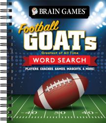 Football GOATs (Greatest of All Time) Word Search : Players, Coaches, Games, Mascots, & More!