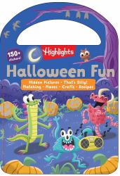 Halloween Fun : Spooktacular Puzzles, Crafts, Recipes and More Halloween Activities for Toddlers , 48-Page Halloween Board Book for Kids