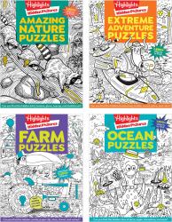 Highlights Hidden Pictures Nature Books Set for Kids : 4-Book Set of Hidden Picture Books for Kids Ages 6 and up, Includes Farm Puzzles, Amazing Nature Puzzles, Extreme Adventure Puzzles, Ocean Puzzles