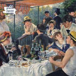 Adult Jigsaw Puzzle Pierre Auguste Renoir: Luncheon of the Boating Party : 1000-Piece Jigsaw Puzzles