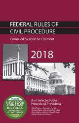 Federal Rules of Civil Procedure and Selected Other Procedural Provisions