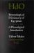 Etymological Dictionary of Egyptian : A Phonological Introduction