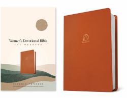 The Message Women's Devotional Bible (Leather-Look, Terracotta)