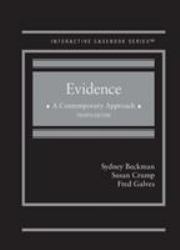 Evidence, a Contemporary Approach