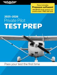 Private Pilot Test Prep 2025-2026 : Paperback Plus Software--Pass Your FAA Exam