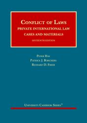 Conflict of Laws, Private International Law, Cases and Materials