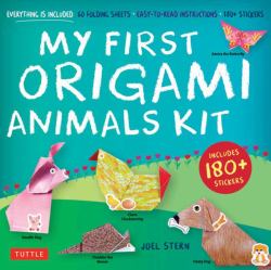 My First Origami Animals Kit : Everything Is Included: 60 Folding Sheets, Easy-To-Read Instructions, 180+ Stickers