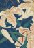 Hiroshige Spotted Lilies Dotted Paperback Journal : Blank Notebook with Pocket