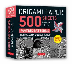 Origami Paper 500 Sheets Matrix Patterns 6 Inches 15 cm