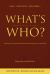 What's Who? : A dictionary of things named after people and the people they are named After