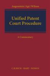 Unified Patent Court Procedure : A Commentary