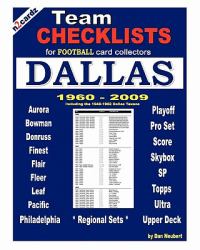 Team Checklists for Football Card Collectors DALLAS