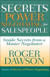 Secrets of Power Negotiating for Salespeople