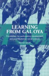 Learning from Gal Oya : Possibilities for Participatory Development and Post-Newtonian Social Science