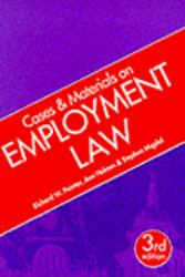 Cases and Materials on Employment Law