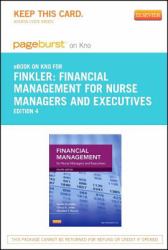 Financial Management for Nurse Managers and Executives - Pageburst e-Book on Kno (Retail Access Card)