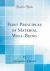 First Principles of Material Well-Being (Classic Reprint)